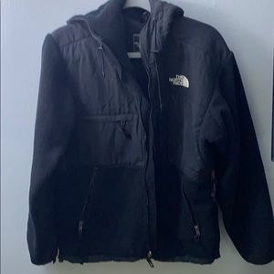 The North Face men’s black Sherpa black hoodie.